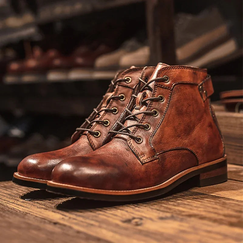 ANETO™ | BOTAS DE CUERO Edición Limitada BearsFoots®