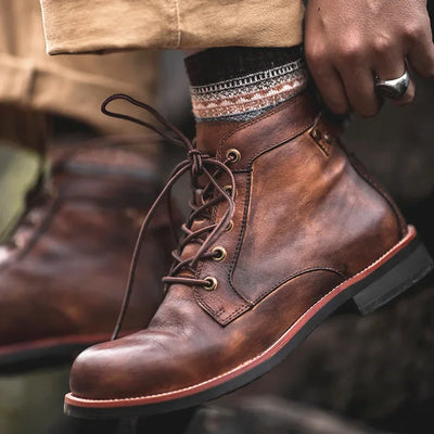 ANETO™ | BOTAS DE CUERO Edición Limitada BearsFoots®