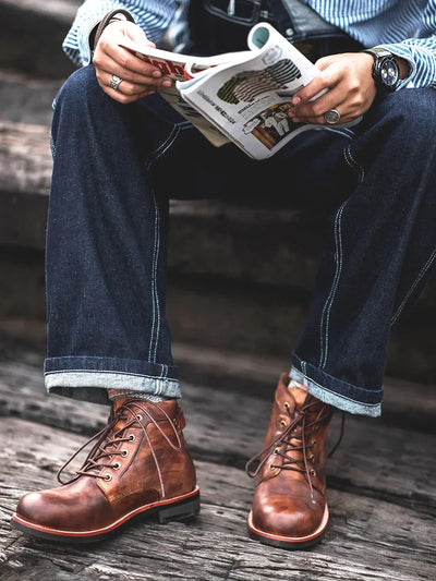 ANETO™ | BOTAS DE CUERO Edición Limitada BearsFoots®