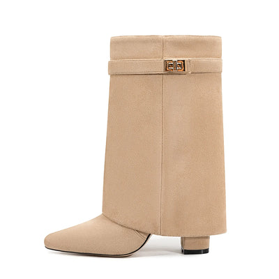 BARCELONA™ | BOTAS ALTAS DE CUERO PARA MUJER Edición Limitada BearsFoots®
