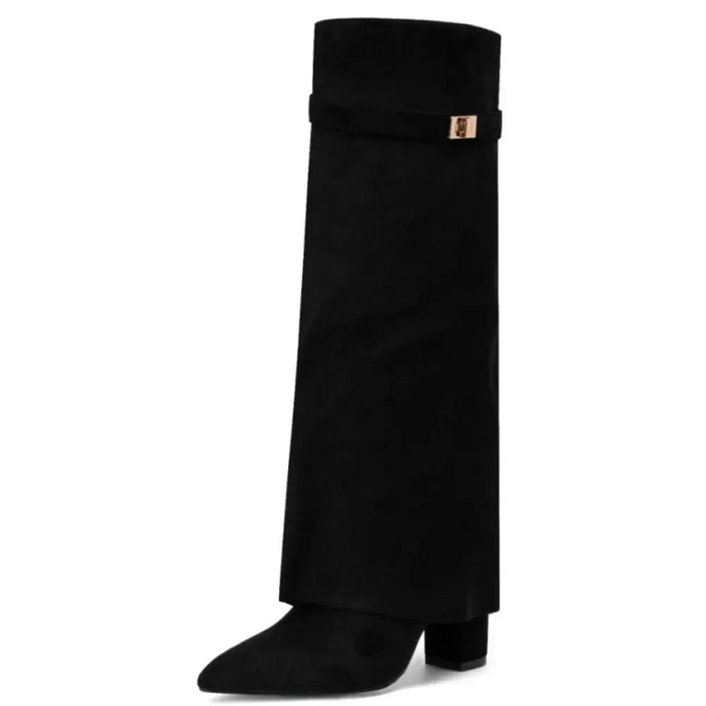 BARCELONA™ | BOTAS ALTAS DE CUERO PARA MUJER Edición Limitada BearsFoots®