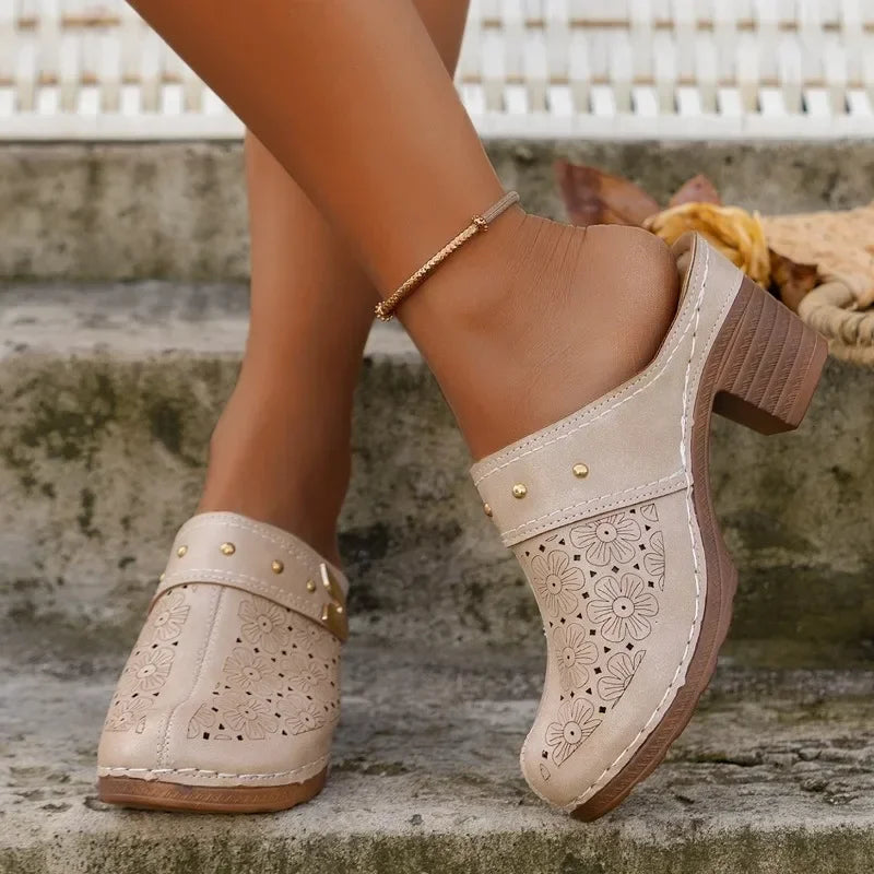 VEJER™ | ZUECOS DE CUERO SUAVE