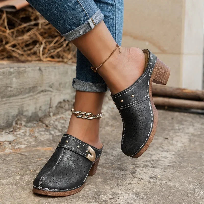 VEJER™ | ZUECOS DE CUERO SUAVE