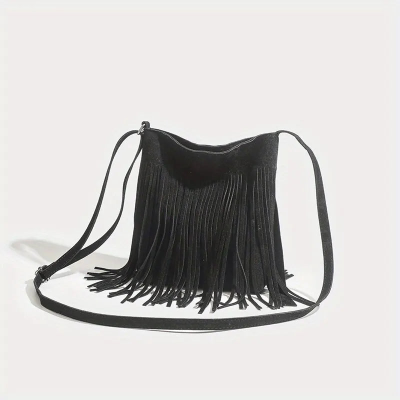 ZAHARA™ | BOLSO DE CUERO CON FLECOS Edición Limitada BearsFoots®